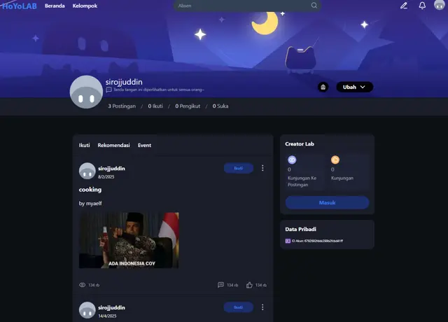 HOYOLAB CLONE screenshot 1